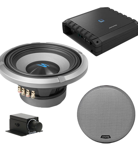 Alpine S2-A60M Class-D Amp & S2-W10D2 10