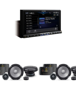 Alpine ILX-507+R2-S652 7-Inch Multimedia Receiver w/ (2) 6.5" Comp Bundle