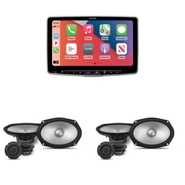 Alpine ILX-F511+S2-S69C 11" Multimedia Receiver & 2 Pairs 6x9" Component Speakers Bundle