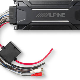 Alpine S-SB10V 10" Vented Loaded Halo Enclosure with Alpine KTA-30MW Weather resistant Amplifier