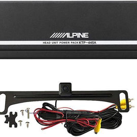 Alpine KTP-445A 4 Channel Amplifier and Backup Camera Bundle