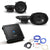 Alpine S2-A36F 4 Ch Amp + S2-S69 6X9" S2-S50 5.25" Speakers + 4G Wiring Kit