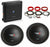 Alpine S2-A36F 4-Ch Amplifier + 2 Cerwin-Vega 12" Subwoofers + 8G Amp Kit