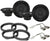 2 Alpine R2-S65 + Front & Rear Speaker Adapters + Harness Fit Select Honda Acura Vehicles
