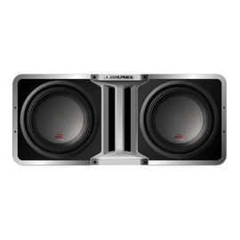 2 Alpine R-SB10V Pre-Loaded R-Series 10-inch Sub Enclosures + KTX-H10 Linking Kit