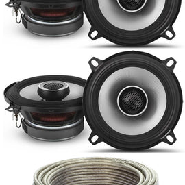 2 Pair Alpine S2-S65 Car Audio 6 1/2" 320W Speakers + 20' Speaker Wire Package