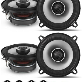 2 Alpine S2-S50 5.25" Speakers + Harness + 82-5600 Brackets Fit 1991-Up Ford