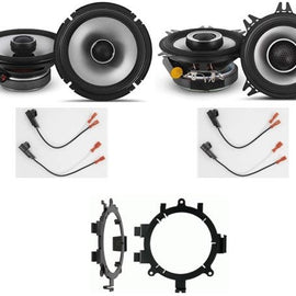 Alpine 6.5" & 4x6" Speaker Replacement & Bracket & Harness Fit GMC Sierra 1999-2006