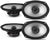 2 Alpine S2-S69 260 Watts S-Series 6x9" 2-Way Hi-Res Car Audio Coaxial Speakers
