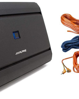 ALPINE S-A55V 440w RMS 5-Channel S-Series Car Audio Amplifier Class D + Absolute 4 Gauge Amp Kit