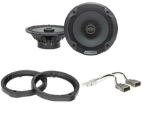 Alpine EL-E65-G 6.5" Speaker & Adapter & Harness Fit Honda & Acura
