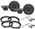 2 Alpine EL-E65-G 6.5" Speaker + Adapter + Harness Fit Honda & Acura Vehicles