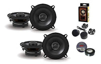 Alpine S2-S50 S-Series 5-1/4" 2-Way car Speakers 2 Pair Bundle