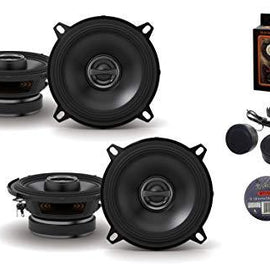 Alpine 2X S-S50 S-Series 5-1/4" 2-Way car Speakers Bundle