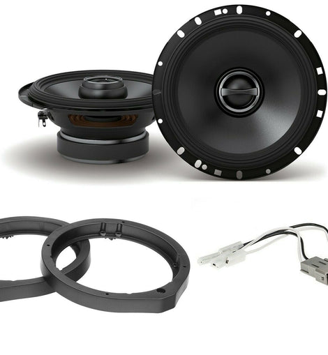 Alpine S-S65 + Front or Rear Speaker Adapters + Harness For Select Honda and Acura Vehicles