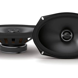 Alpine S-S69 6x9" Car Speaker 520W Coaxial Car Speakers with KTE-S69G 6x9" Speaker Grills