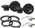 2 Alpine S2-S65 6.5" Speaker Package With Speaker Adapter and Harness Fit Honda Acura