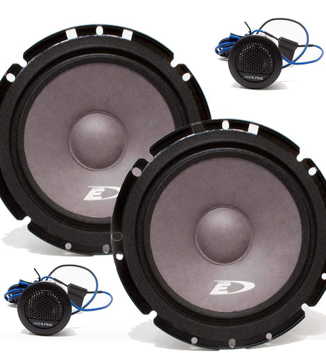 Alpine SXE-1751S Component System 280W Max, 45W RMS 6 1/2
