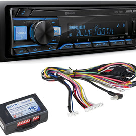Alpine UTE-73BT Mech-less Bluetooth Receiver w/ SWI-CP2 Steering Wheel Interface