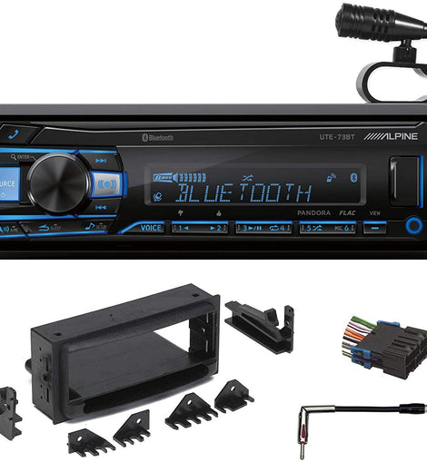 Alpine UTE-73BT Digital Media Bluetooth Stereo Receiver For 1998-01 GMC Envoy