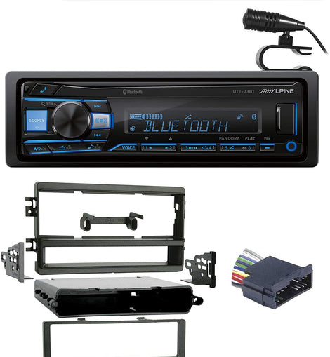 Alpine UTE-73BT Digital Media Advanced Bluetooth Stereo Receiver For 2002 KIA Spectra