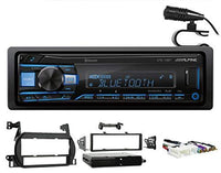 1Din Alpine Digital Media Bluetooth Stereo Receiver Fit 02-04 Nissan Altima