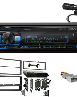 Alpine UTE-83BT Digital Media Bluetooth Stereo Receiver Fit 2003-2008 Pontiac Vibe