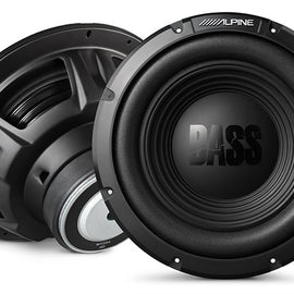 2 Alpine W12S4 BassLine Series 12" 750W 4-ohm Bass Subwoofer