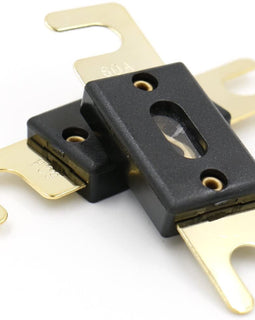 2 Absolute ANL80 80 Amp ANL Fuse Gold Plated High Quality Fuses Car Audio Blade