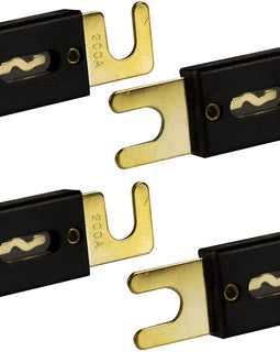 4 American Terminal ANL100GL 100 Amp Gold-Plated ANL Fuse with Status Indicator