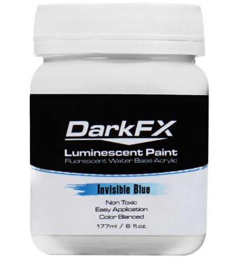 Antari DFX-IL6OZ-BLU 6-Ounce Bottle of Invisible Blue Water-Based Acrylic UV Fluorescent Paint
