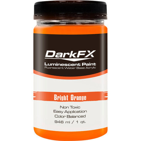 Antari DFX-VL1QT-BOR Antari DarkFX UV Paint (Bright Orange, 1 Quart)