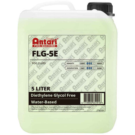 Antari FLG-5E Standard Density & Dissipation Fog Fluid for Fog Machines