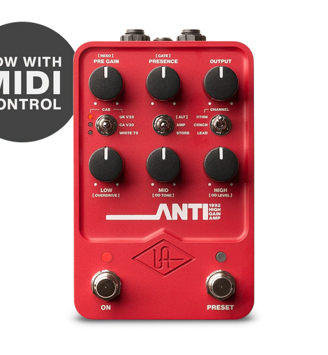 Universal Audio UA-ANTI-U UAFX Anti 1992 High Gain Amp Pedal