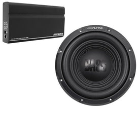 Alpine KTA-200M Mono Power Pack Amp with W10S4 10" Subwoofer