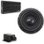 Alpine KTA-200M Mono Power Pack Amp W10S4 10" Subwoofer and RUX-KNOB.2 Bass Knob