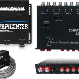 Audio Control The Epicenter & Cerwin-Vega EQ-770 & 2 12' Copper Rca Cable