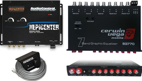 Audio Control The Epicenter & Cerwin-Vega EQ-770