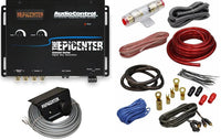 Audio Control The Epicenter Digital Bass Restoration Bass Booster Remote + 4 Gauge Amp Kit