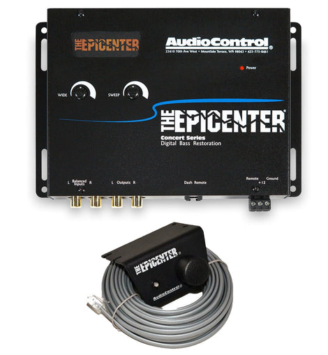 Audio Control The Epicenter Concert Series Digital Bass Restoration Processor Bass Booster Expander with Remote