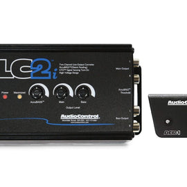 AudioControl LC2i 2 Channel Line Out Converter with Accubass and Subwoofer Control & ACR-1 Dash Remote