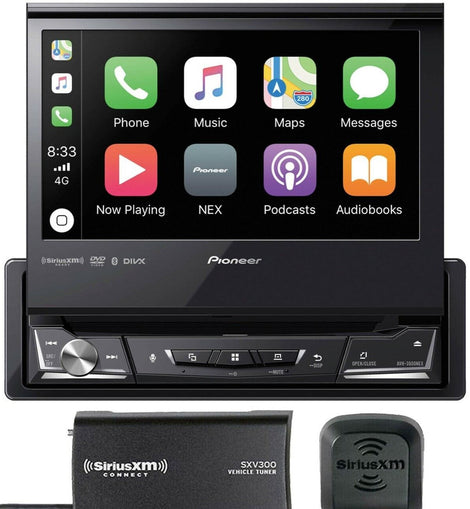 Pioneer AVH-3500NEX DVD Receiver + SiriusXM SXV300 Tuner