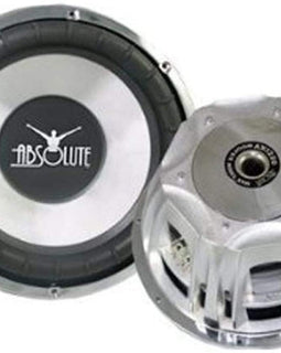 2 Absolute Axis AX1000 10-Inch 1000 Watts Dual 4-Ohm Power Subwoofer