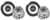 2 Absolute Axis AX1000 10-Inch 1000 Watts Dual 4-Ohm Power Subwoofer