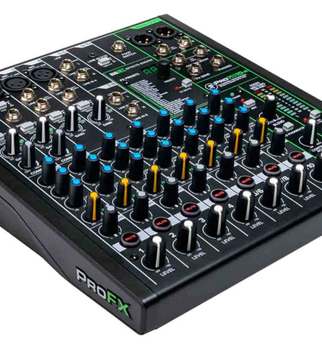 Mackie ProFX10v3, 10-Channel Professional Effects Mixer with USB