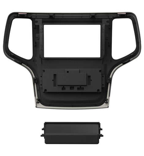 Metra 99-6536S Silver Trim TurboTouch Kit - Compatible Fits for Jeep Grand Cherokee 2014-2021