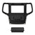 Metra 99-6536S Silver Trim TurboTouch Kit - Compatible Fits for Jeep Grand Cherokee 2014-2021