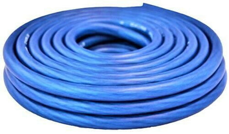 Absolute 8 Gauge 150' Blue Power Ground Wire Car Audio Amplifier Marine Cable
