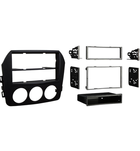 Metra 99-7519B Single/Double-DIN Car Stereo Dash Kit - Compatible Fits for Mazda MX-5 Miata 2009-2015