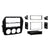 Metra 99-7519B Single/Double-DIN Car Stereo Dash Kit - Compatible Fits for Mazda MX-5 Miata 2009-2015